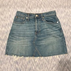 Madewell Jean Skirt